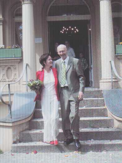 Martin and Claudia, Rathaus Schoneberg, Wedding Day